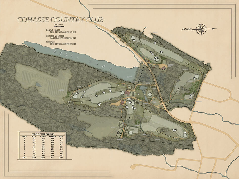 Cohasse Course Map