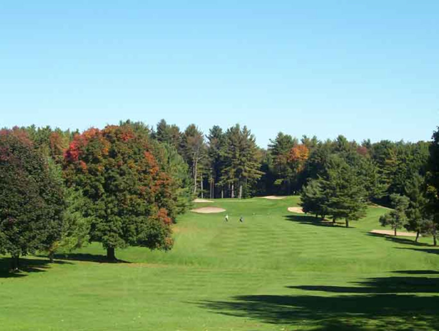 Greenock CC fairway with fall colors