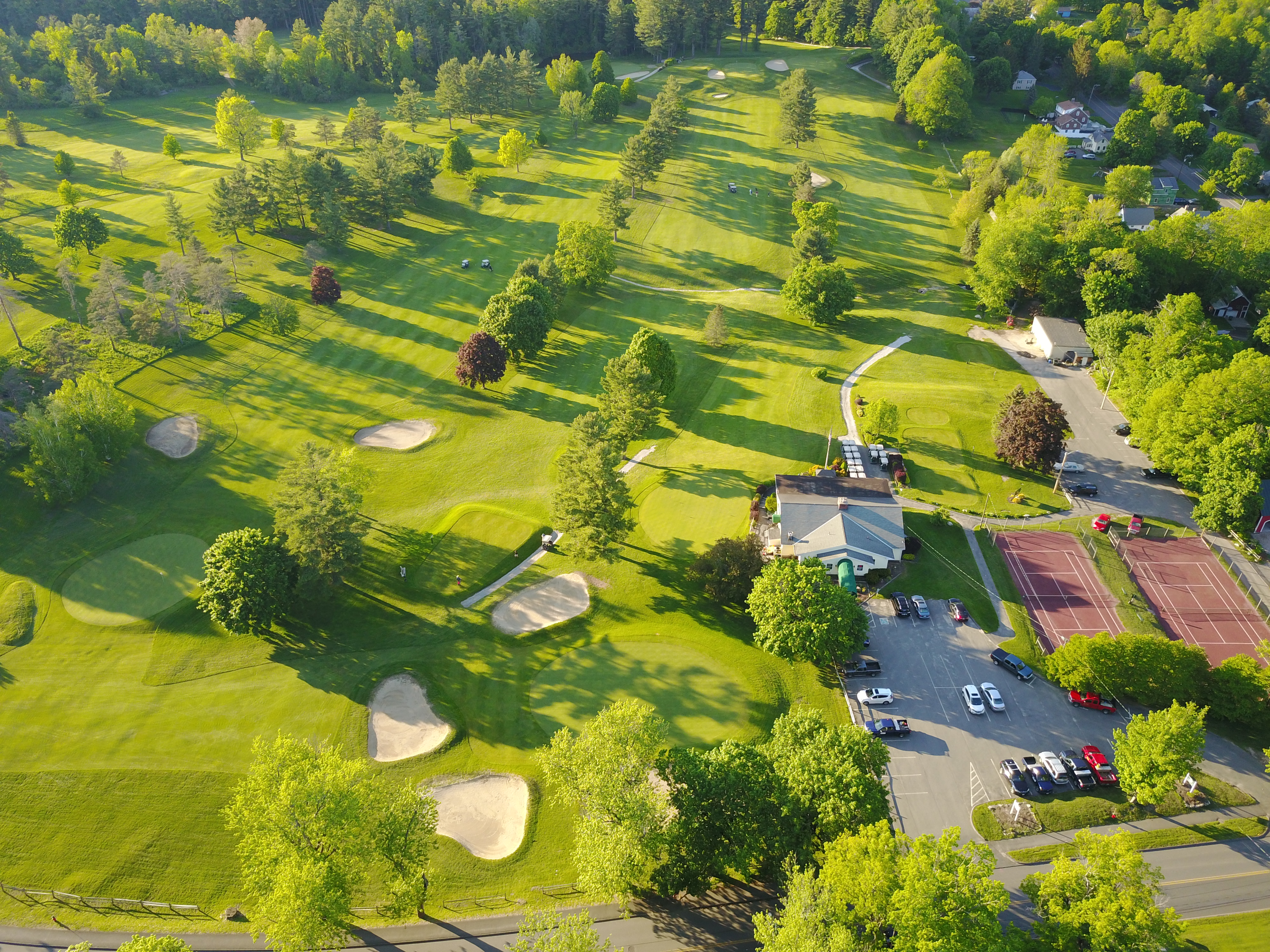 Greenock Country Club aerial view