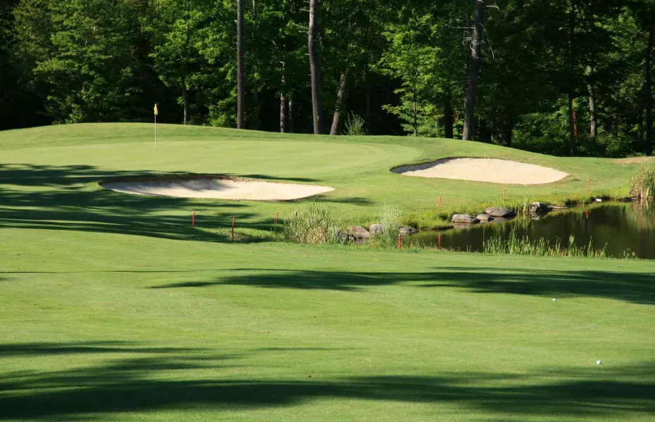 Kingswood hole 8 green