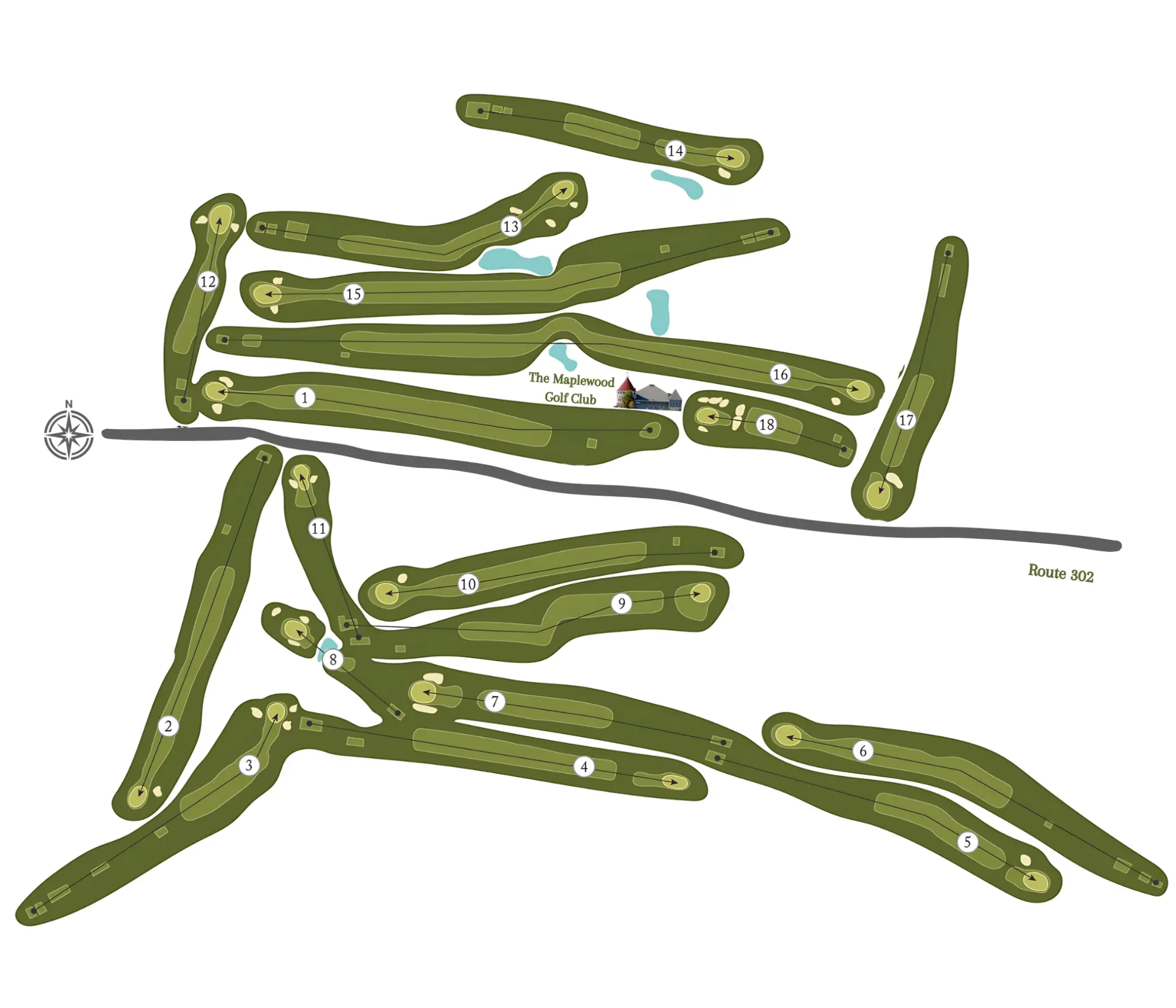 Maplewood Course Map