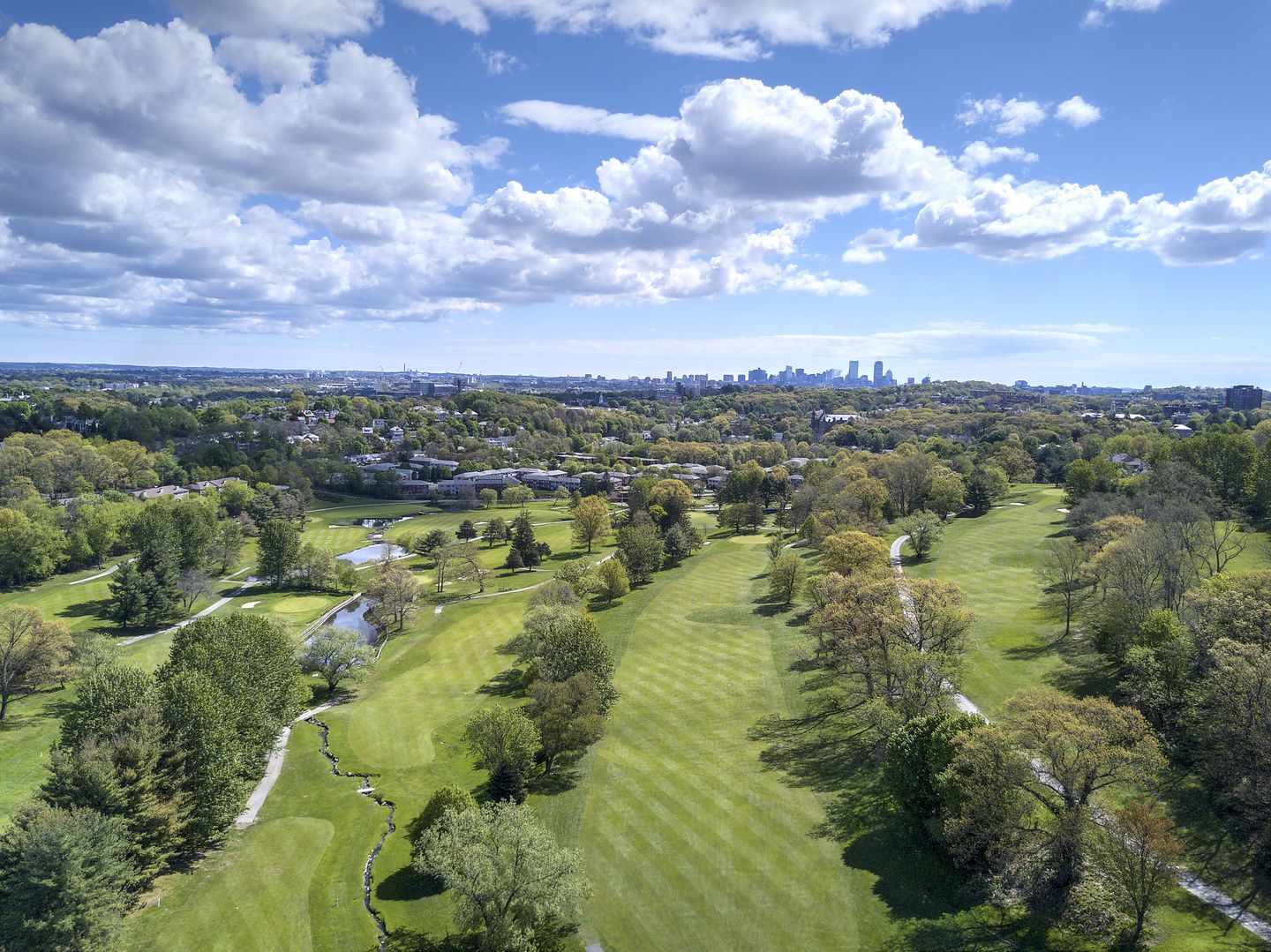 Newton Commonwealth Golf Course aerial