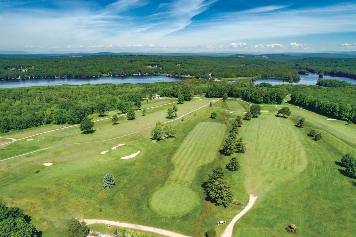 Poland Spring Resort aerial view