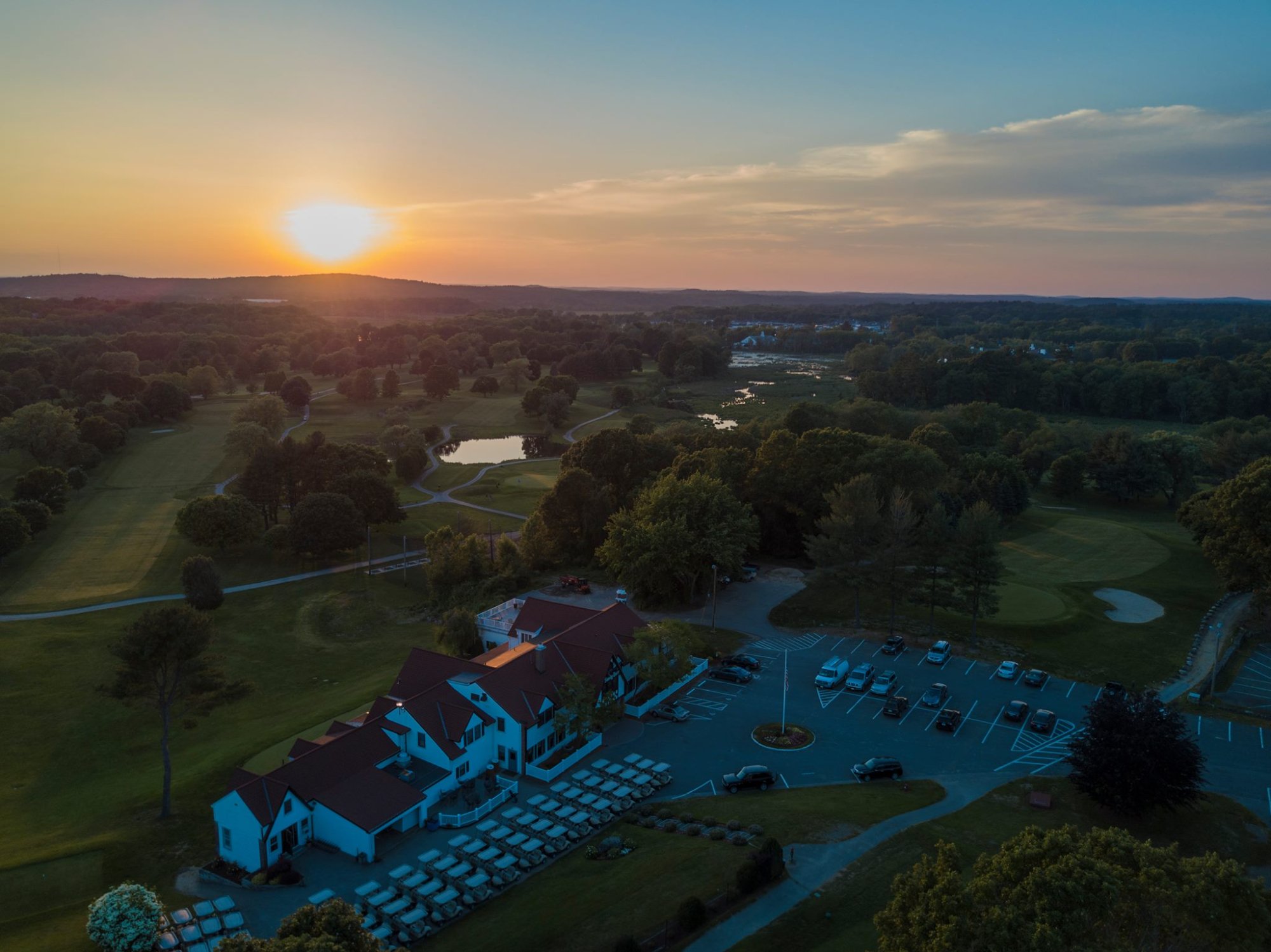 Sandy Burr Country Club aerial